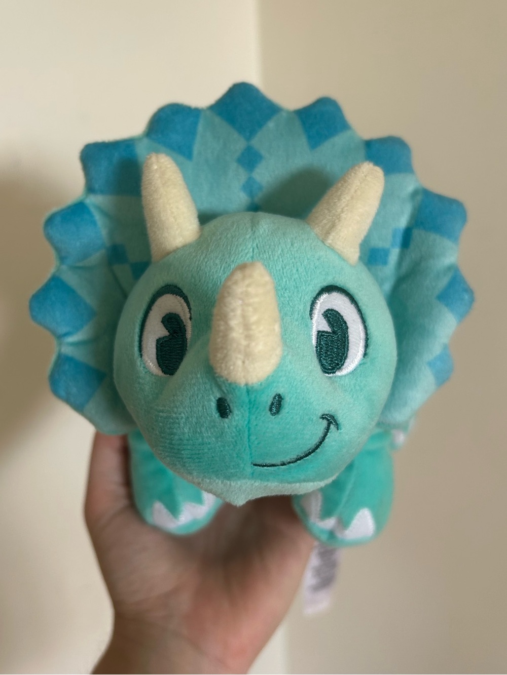 Disney Animal Kingdom Dinoland Blue Triceratops Plush